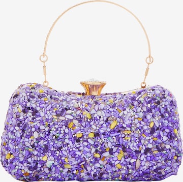 FELIPA Clutch in Purple: front