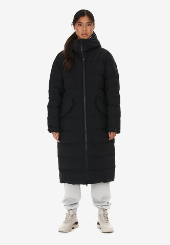 SOS Winter Coat 'Vars' in Black: front