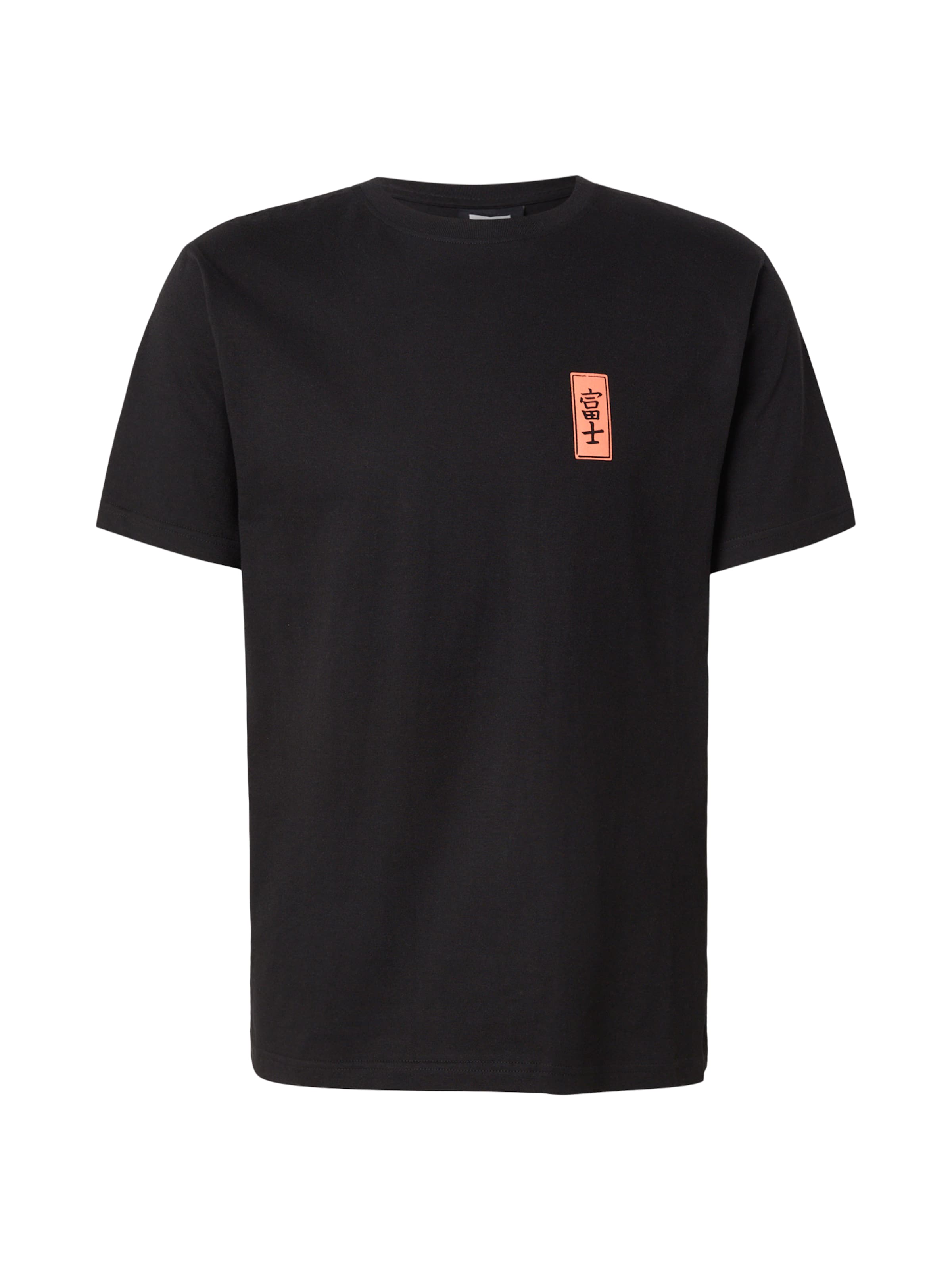 Kaotiko Μπλουζάκι 'MOUNT FUJI' σε αζούρ / ανοικτό πορτοκαλί / μαύρο / λευκό, Άποψη προϊόντος