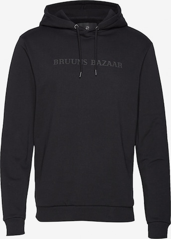 BRUUNS BAZAAR Sweatshirt 'Bertil' in Black: front