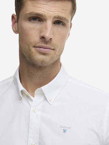 Regular fit Camicia 'TREEPORT POPLIN MSH5753' di Barbour in bianco