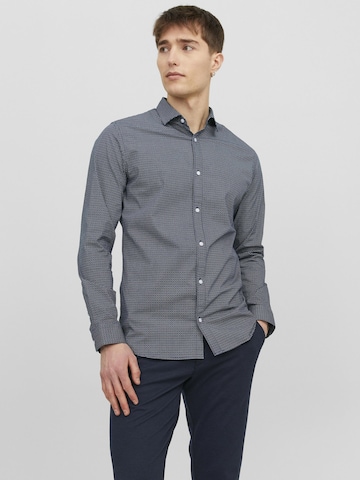 JACK & JONES Regular fit Overhemd 'Blackpool' in Blauw: voorkant