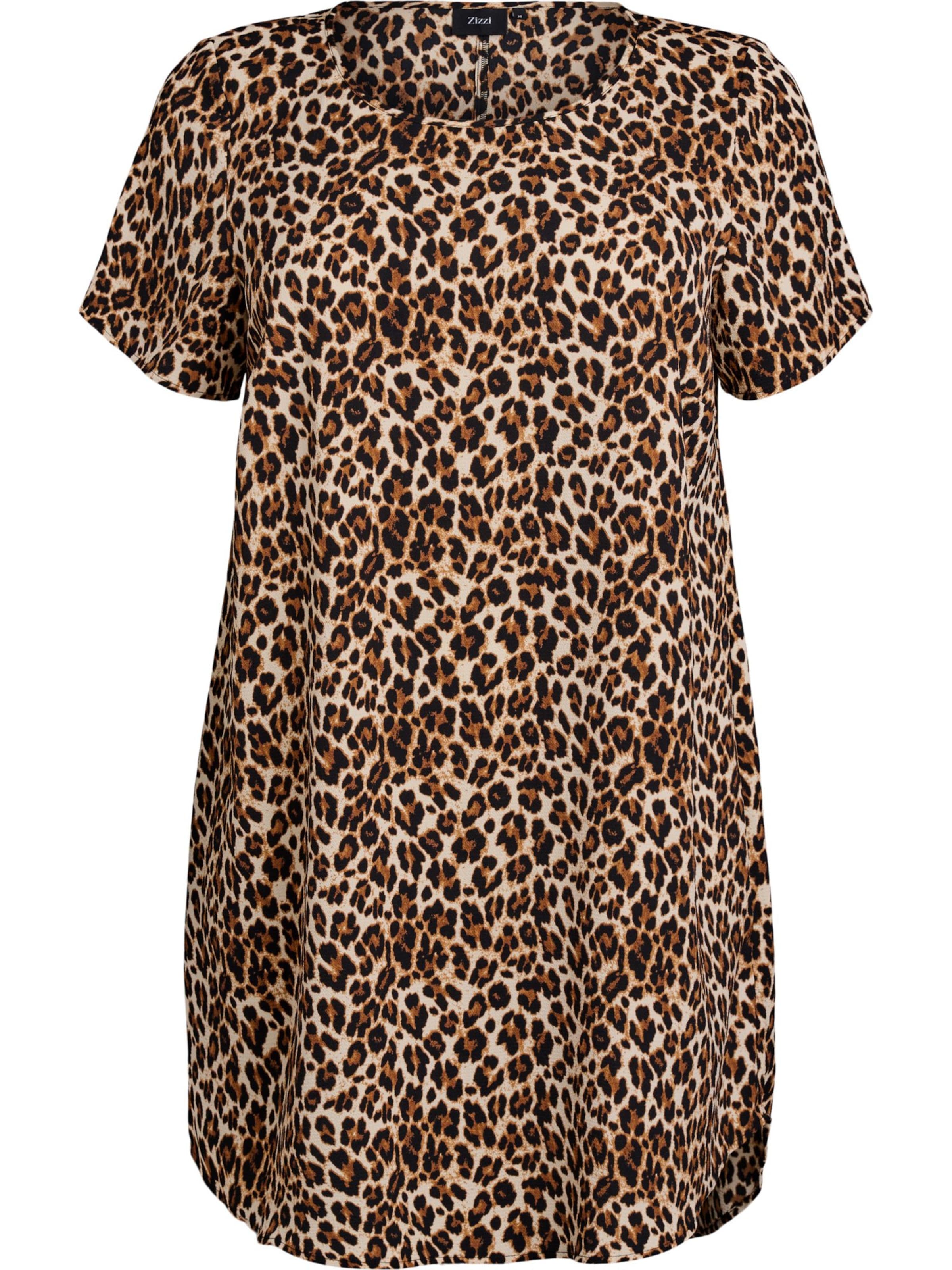 Zizzi - Vestido 'Caanni' em castanho: frente