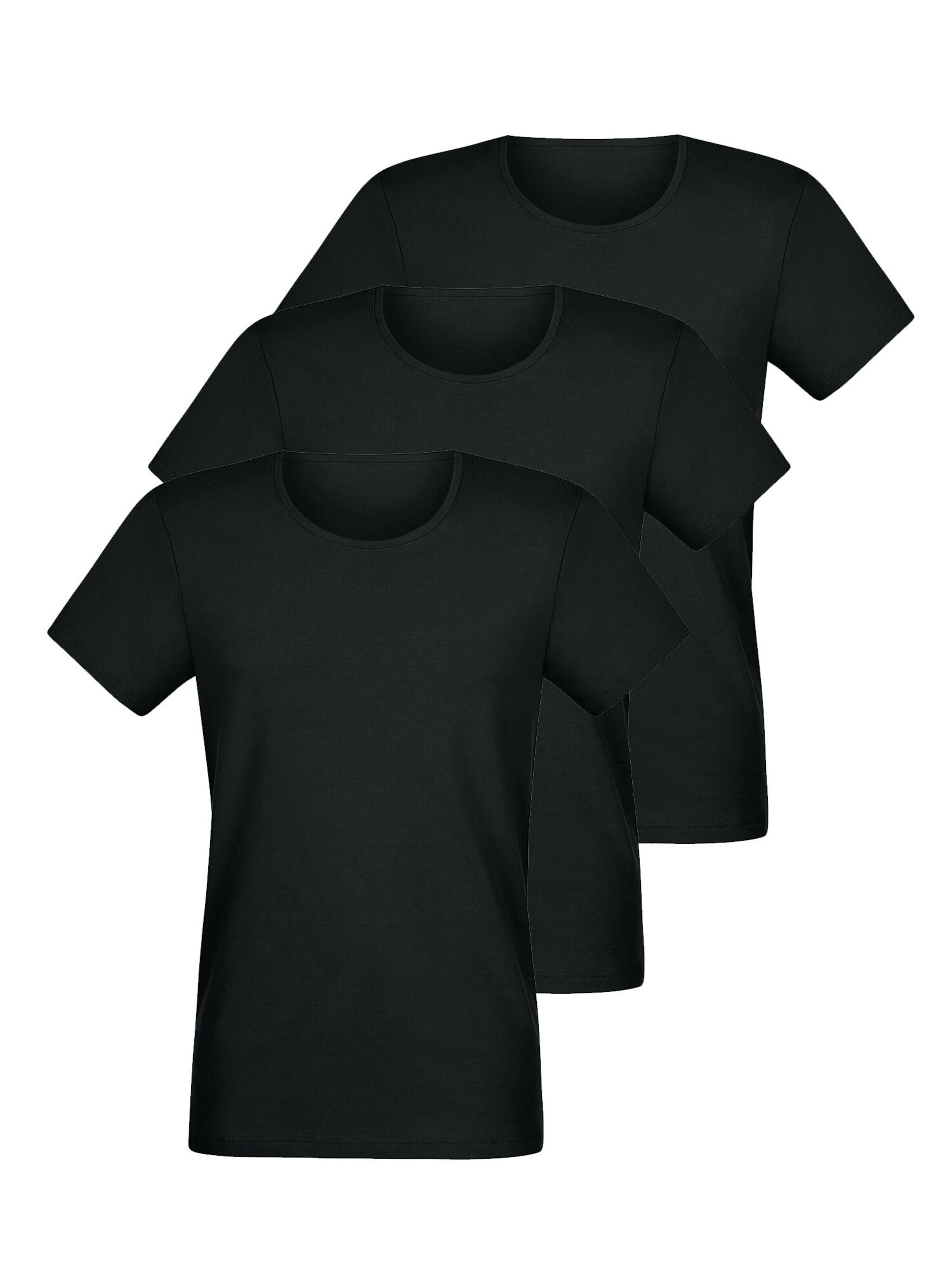Lisca Undershirt 'Odysseus' in Black: front