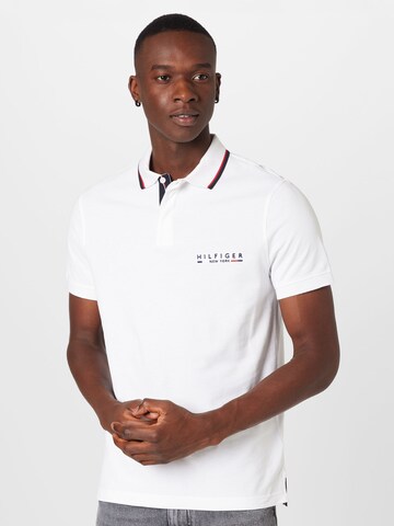 TOMMY HILFIGER Poloshirt in Weiß: predná strana