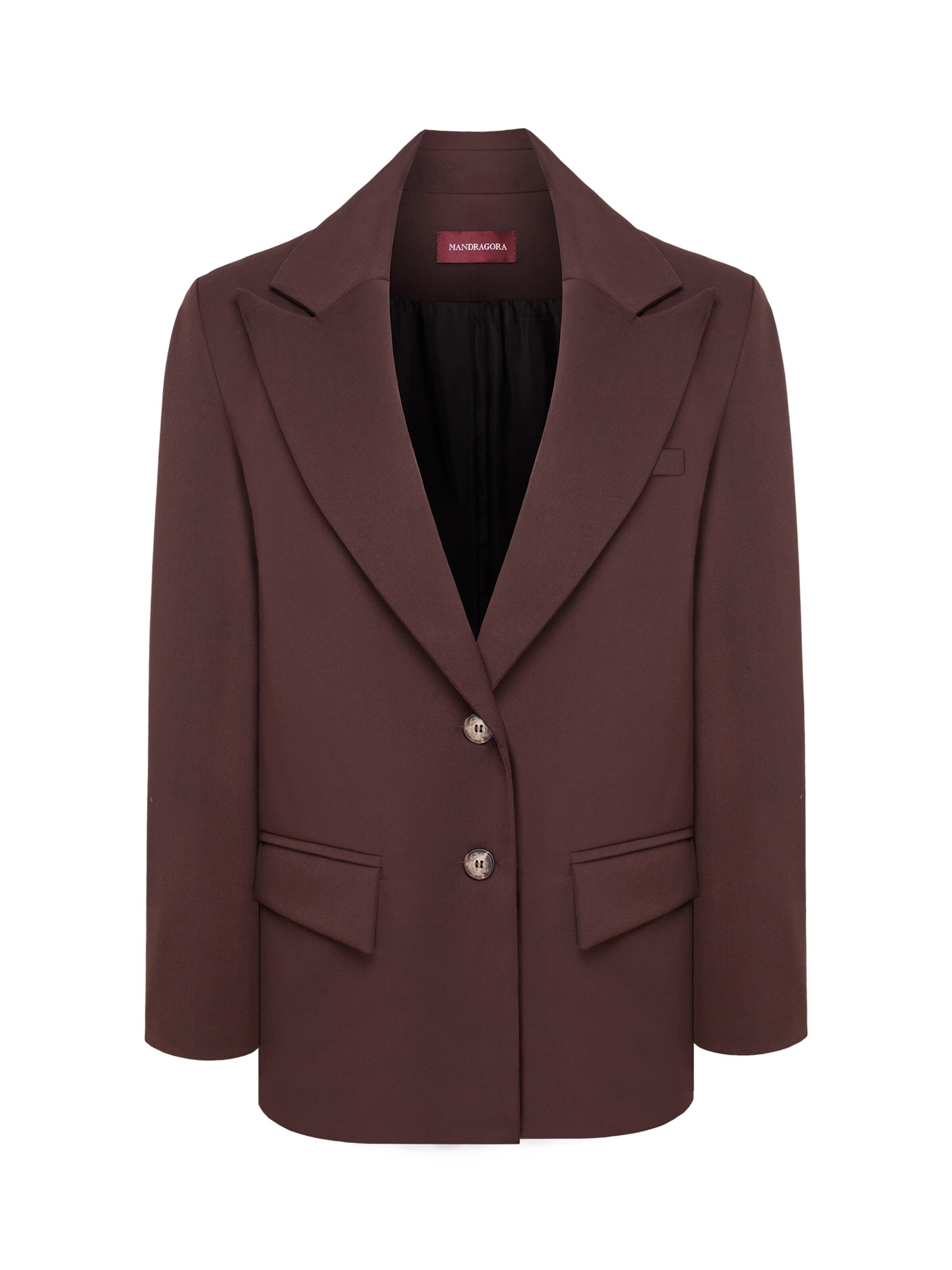 mandragora Blazer 'Estra'‌‌‌‌‌‌‌‌ in Braun: Vorderseite