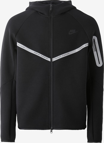 juoda Nike Sportswear Džemperis 'TECH FLC': priekis