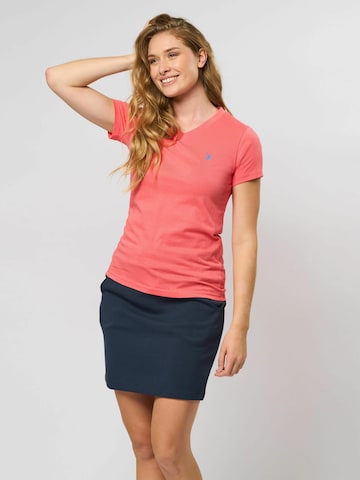 U.S. POLO ASSN. Shirts i rød: forside