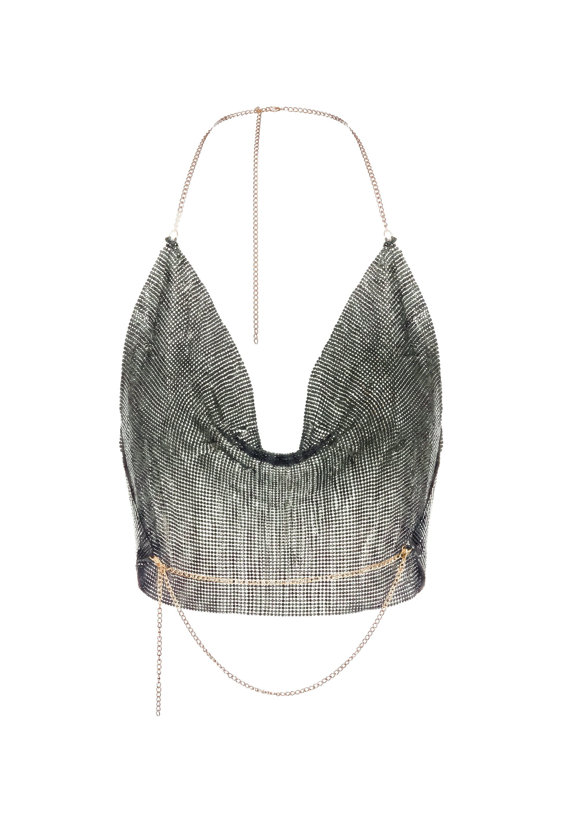 faina Top in Grijs