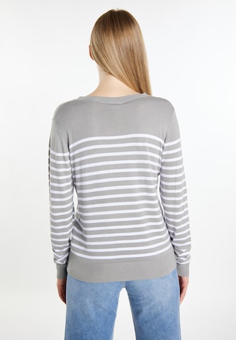 DreiMaster Maritim Pullover in Grau