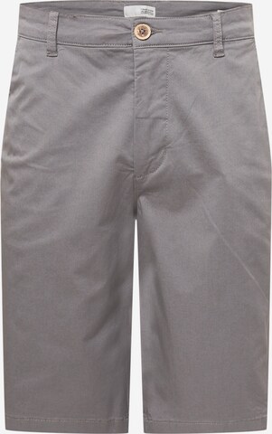 !Solid Regular Chino Pants 'Bishop' in Grey: front