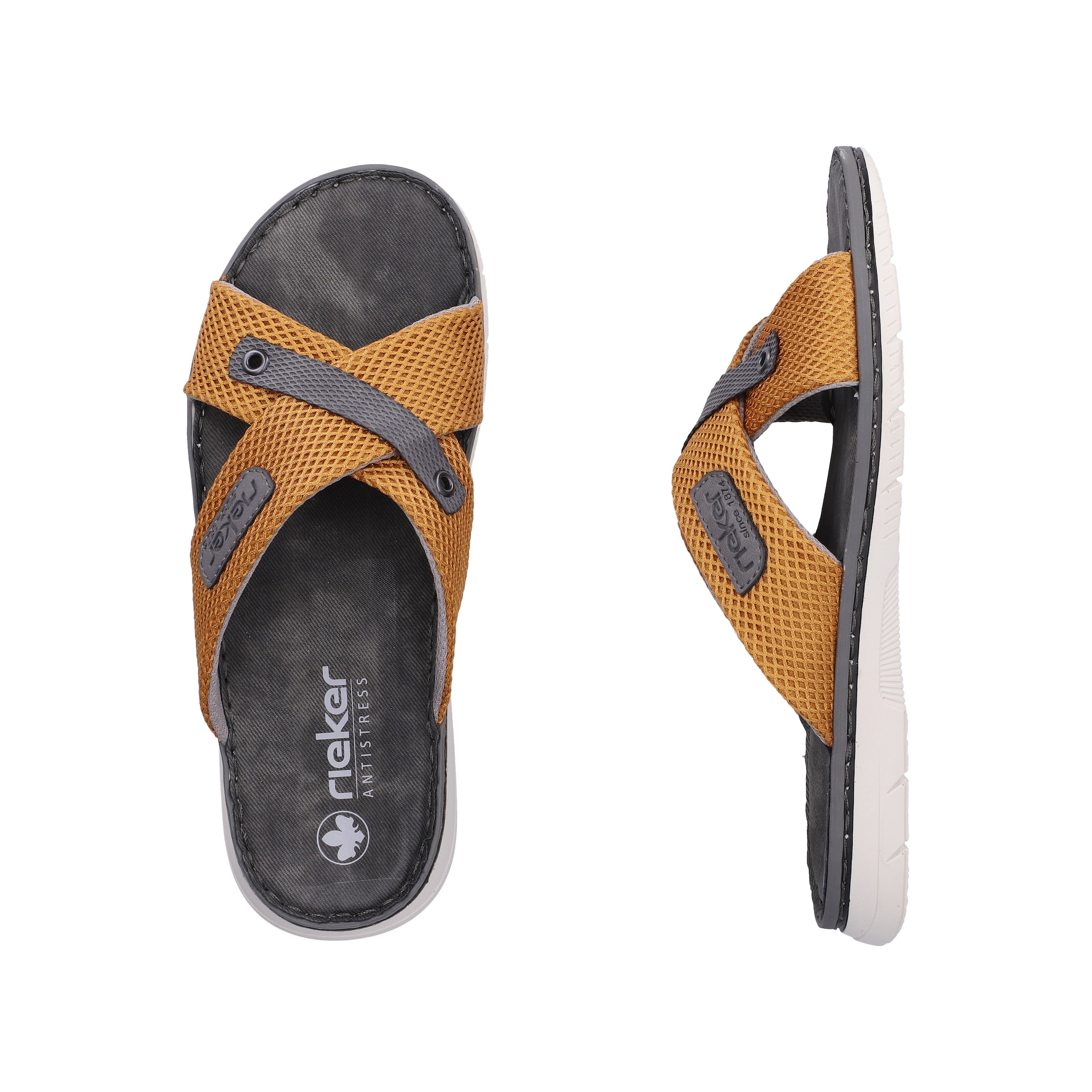 Rieker Mules '21340' in Brown