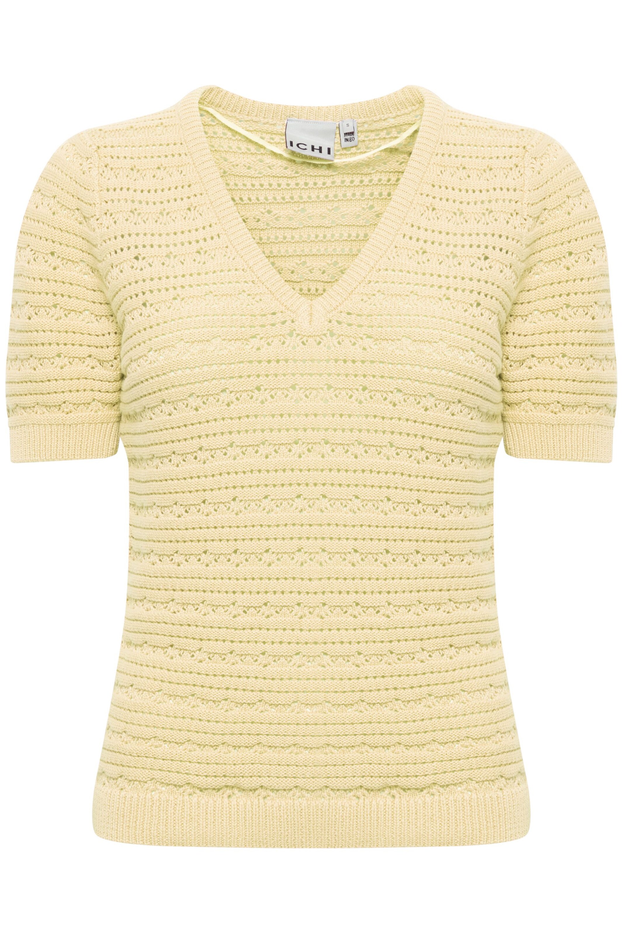 ICHI Sweater 'IHMarion' in Yellow: front