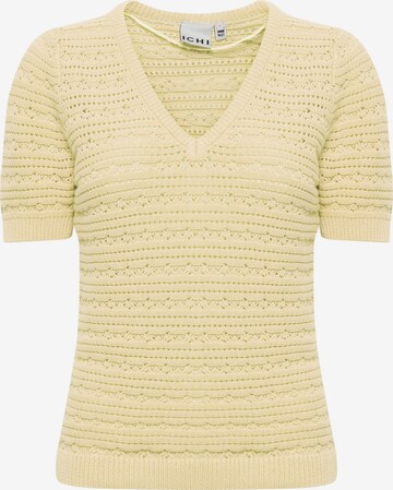 ICHI Sweater 'IHMARION' in Yellow: front