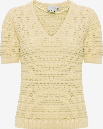 ICHI Sweater 'IHMARION' in Yellow: front