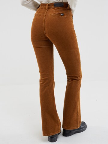 BIG STAR Regular Pants 'YASEMIN' in Brown