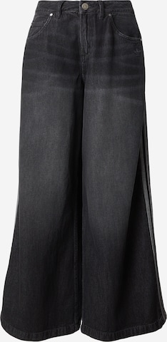ADIDAS ORIGINALS Wide leg Τζιν 'Adicolor Adilenium' σε μαύρο: μπροστά