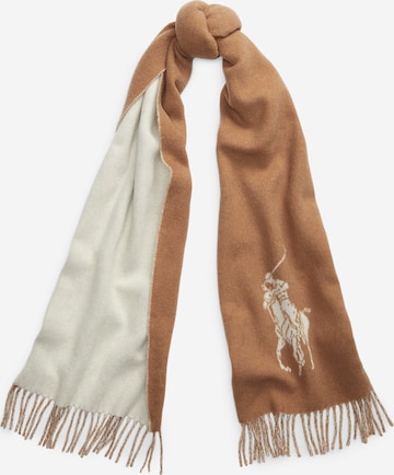 Polo Ralph Lauren Scarf in Brown: front