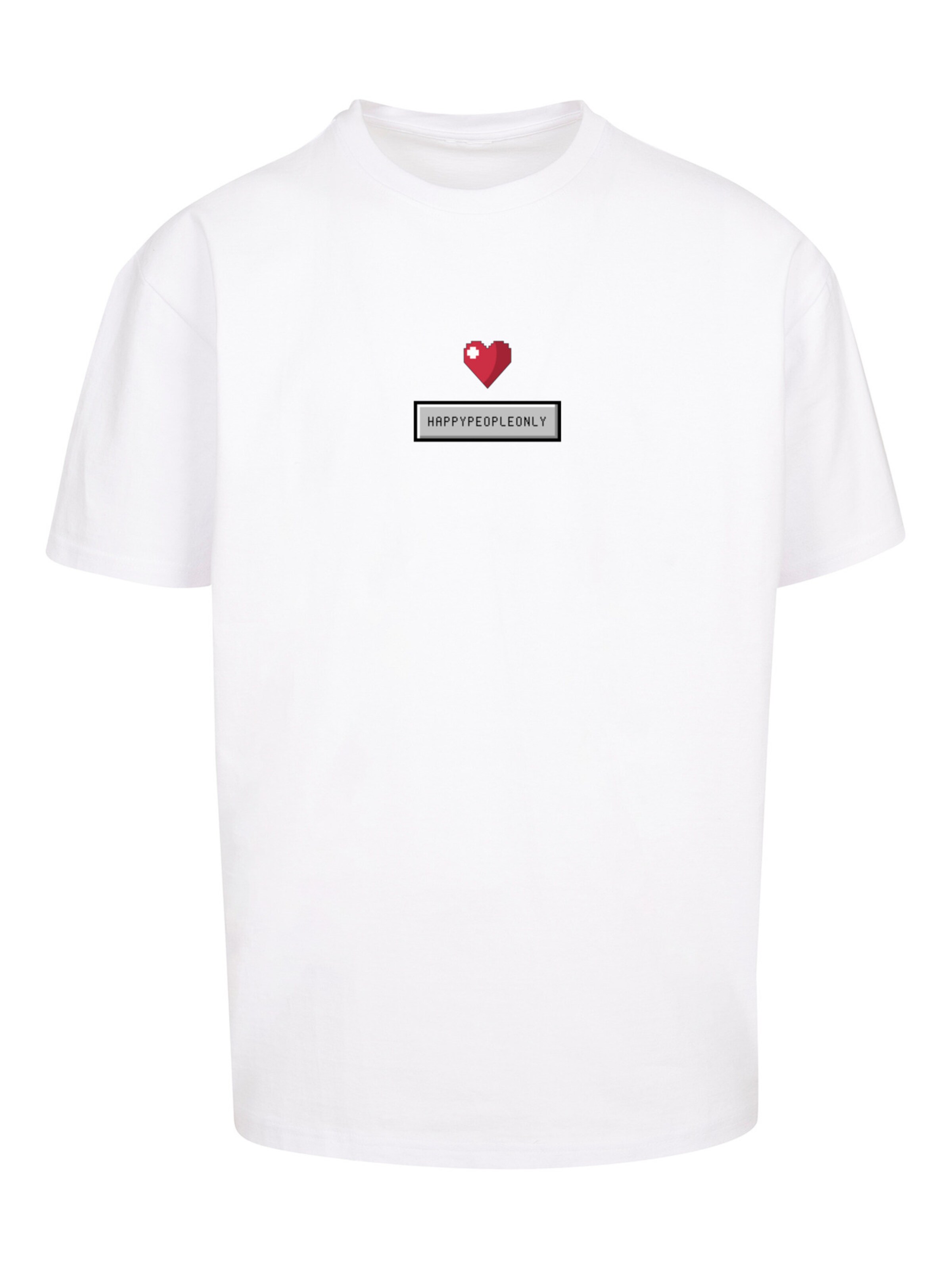 T-Shirt 'Happy New Year Silvester 2023' F4NT4STIC en blanc : devant