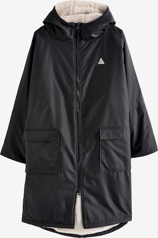 melns Next Starpsezonu mētelis: no priekšpuses