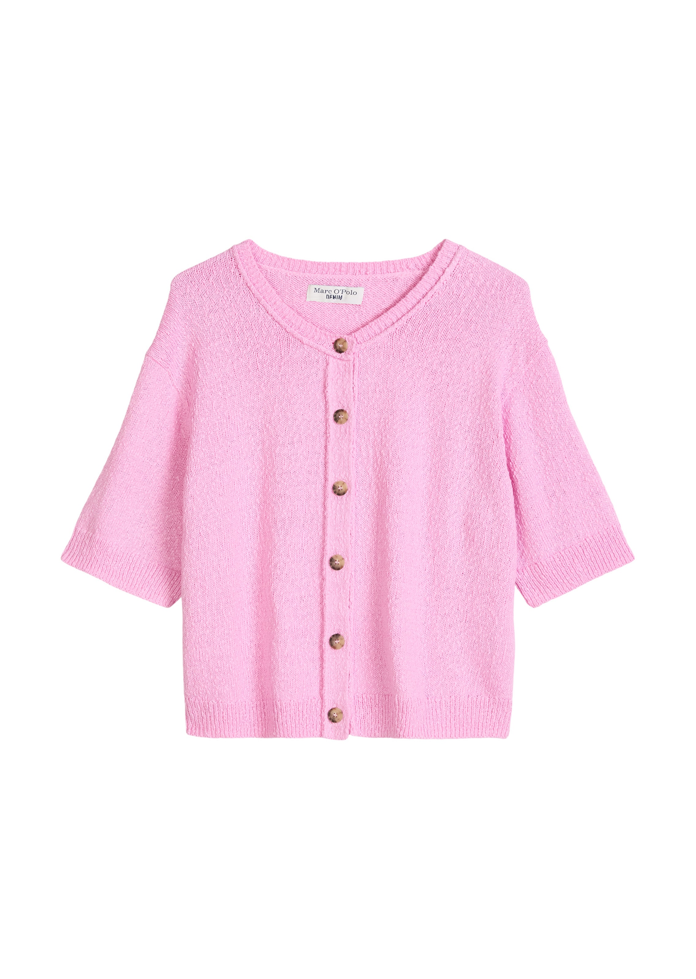 Marc O'Polo DENIM Knit Cardigan in Pink: front
