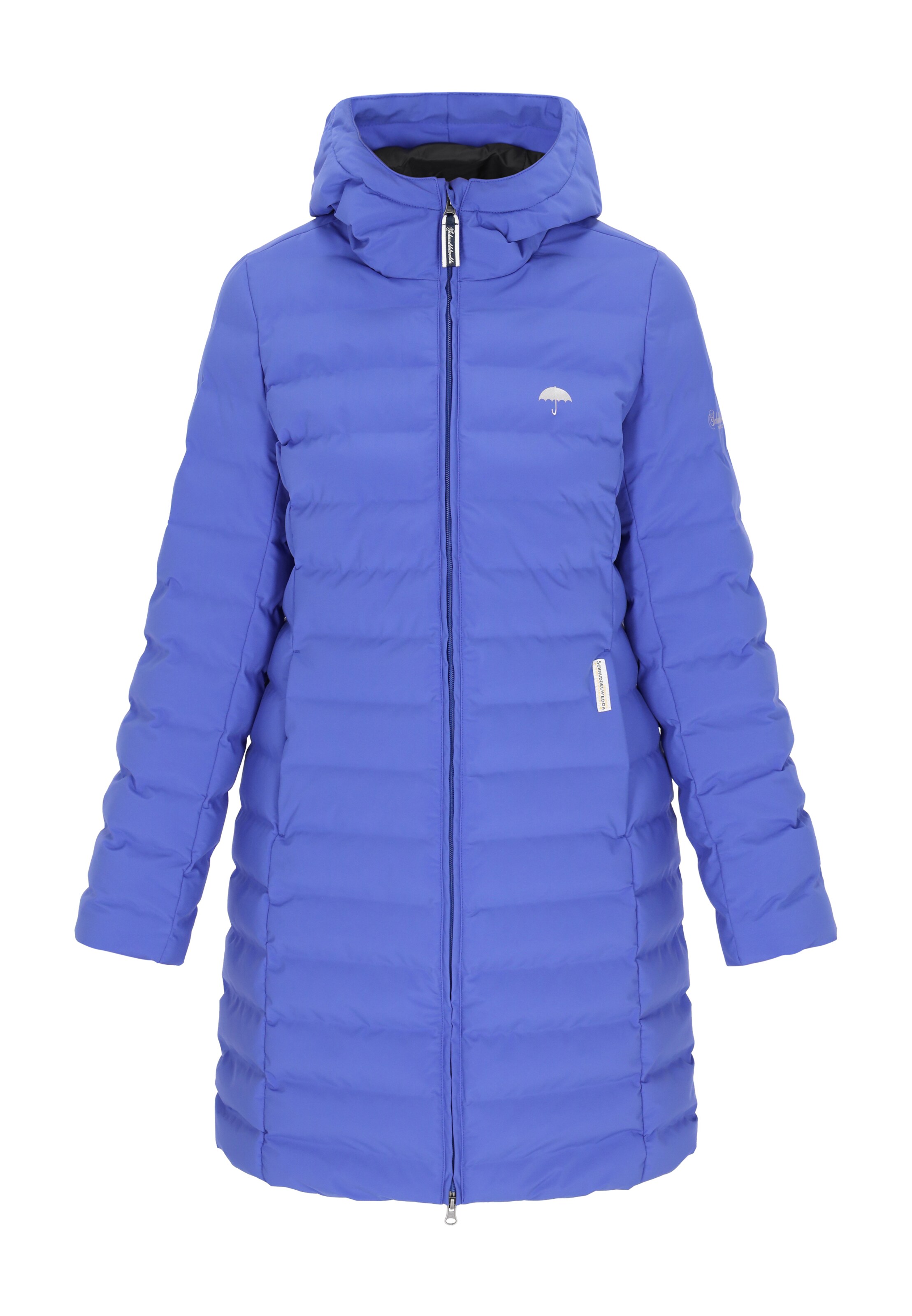 Schmuddelwedda Vinterkappa i blå: framsida