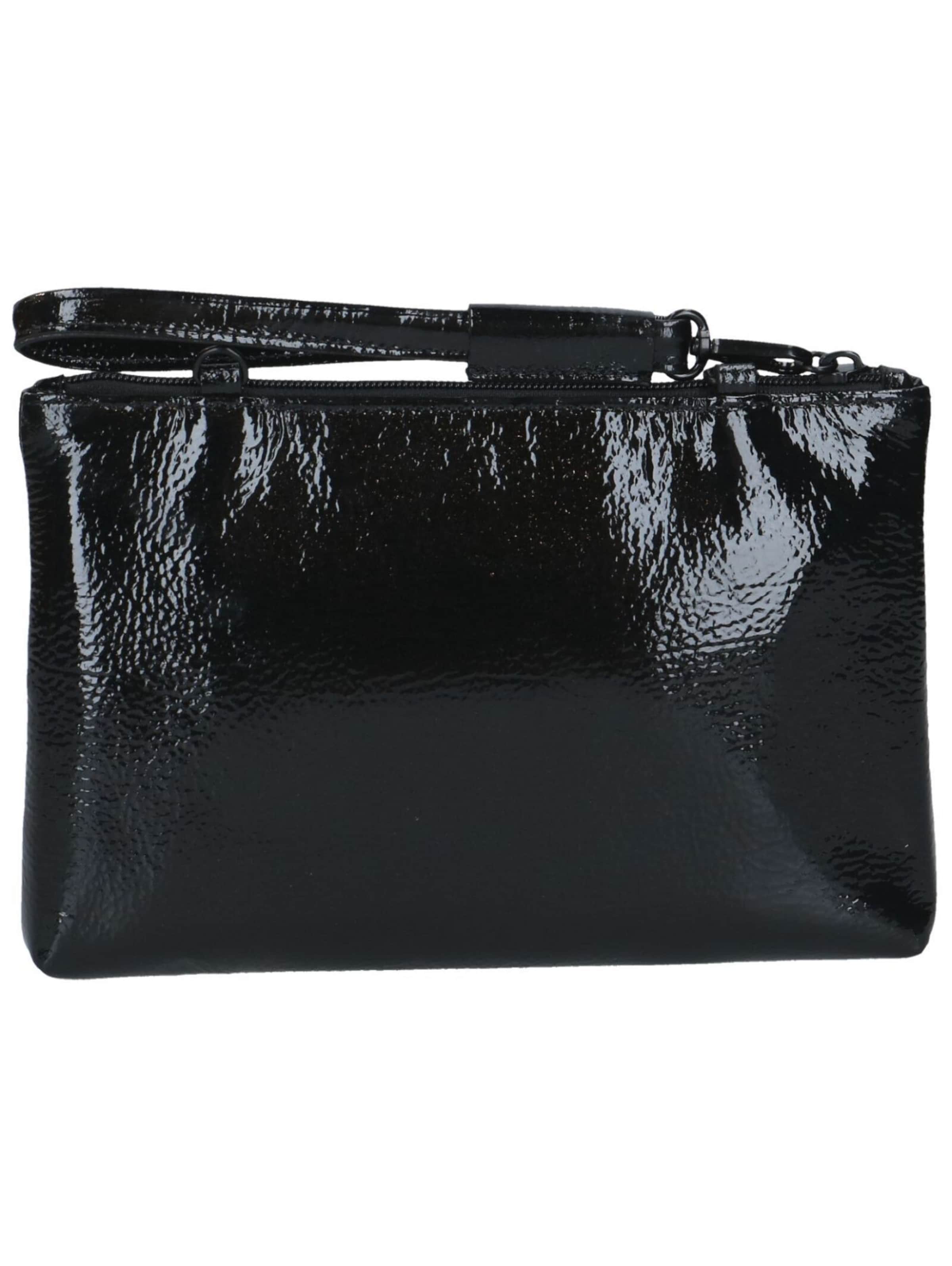 PETER KAISER Clutch in Schwarz: Rückseite