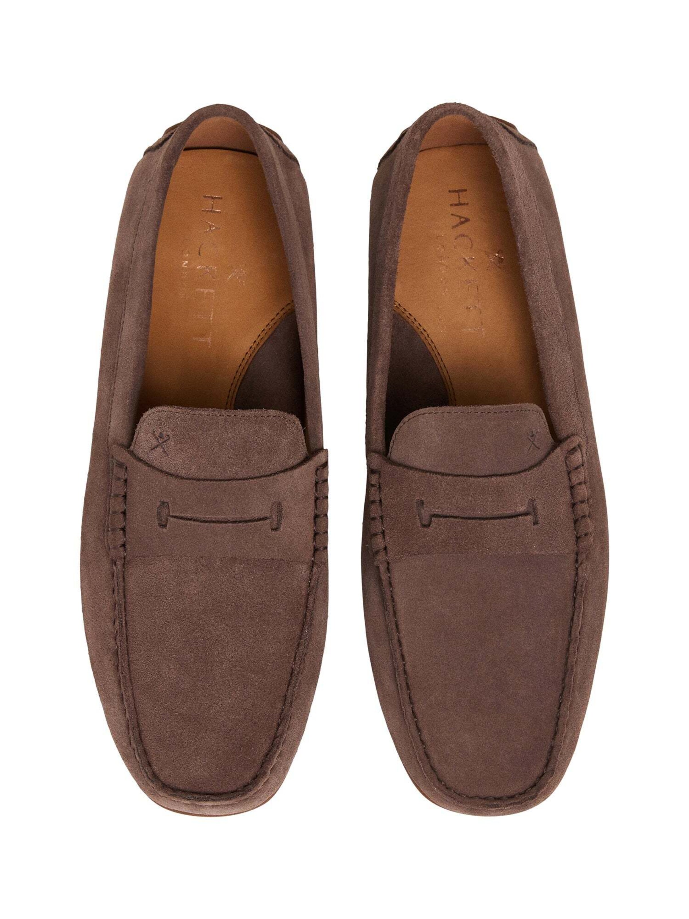 Hackett London Mocassins 'Driver Saddle' in Bruin