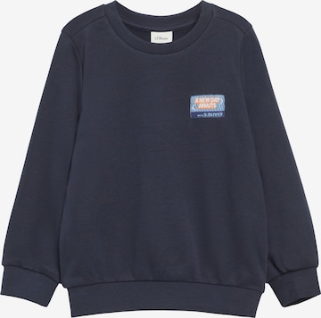 Sweat s.Oliver en bleu : devant