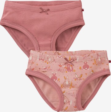 People Wear Organic Underpants in Pink: front