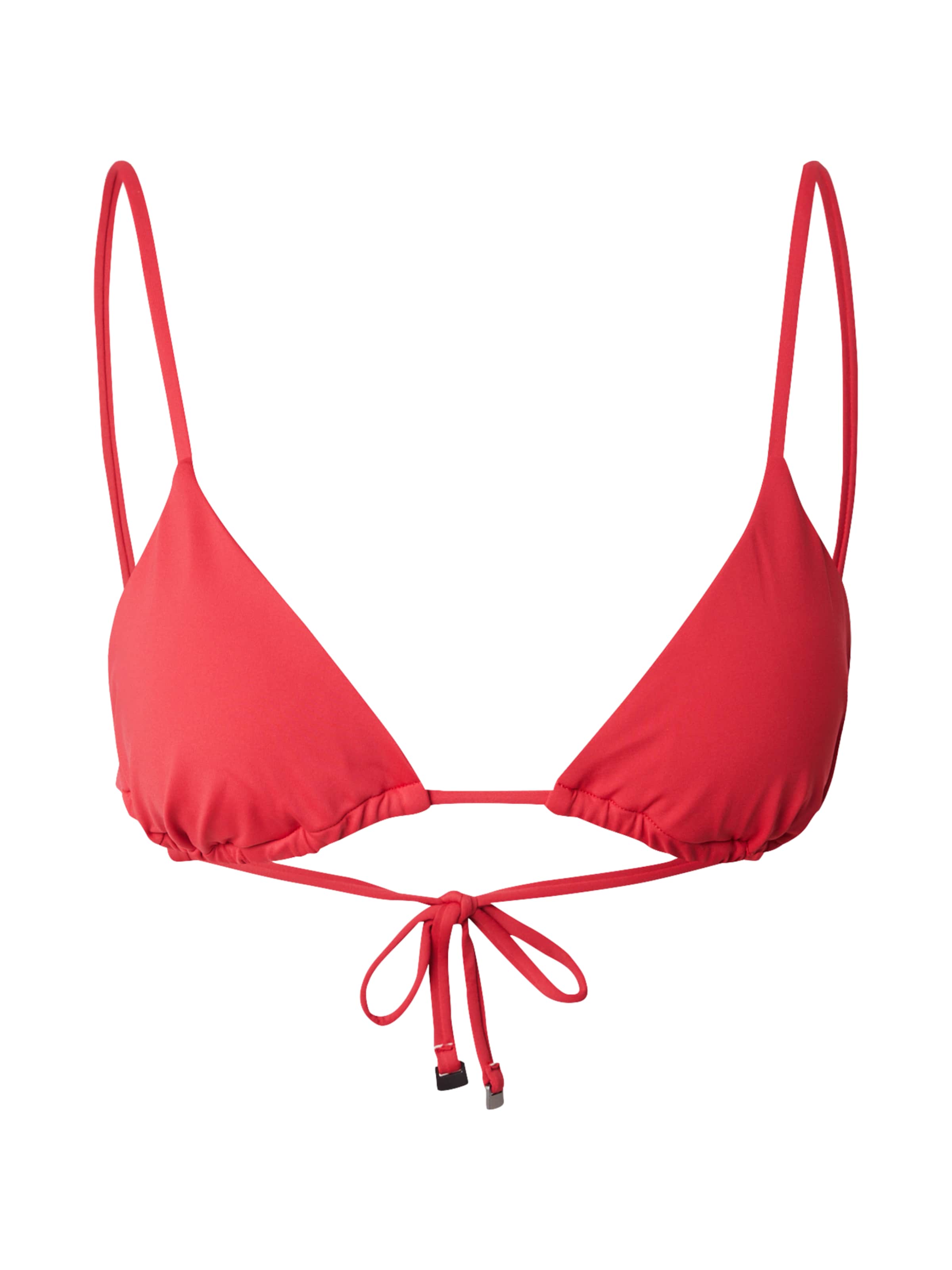 Calvin Klein Swimwear Triangel Bikinitop in Rood: voorkant