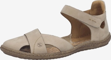 Sandalo con cinturino di JOSEF SEIBEL in beige: frontale