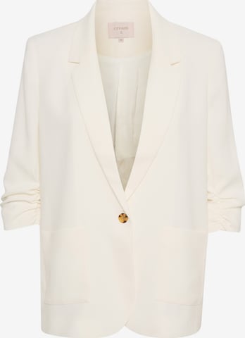 Blazer 'Cocamia' Cream en blanc : devant