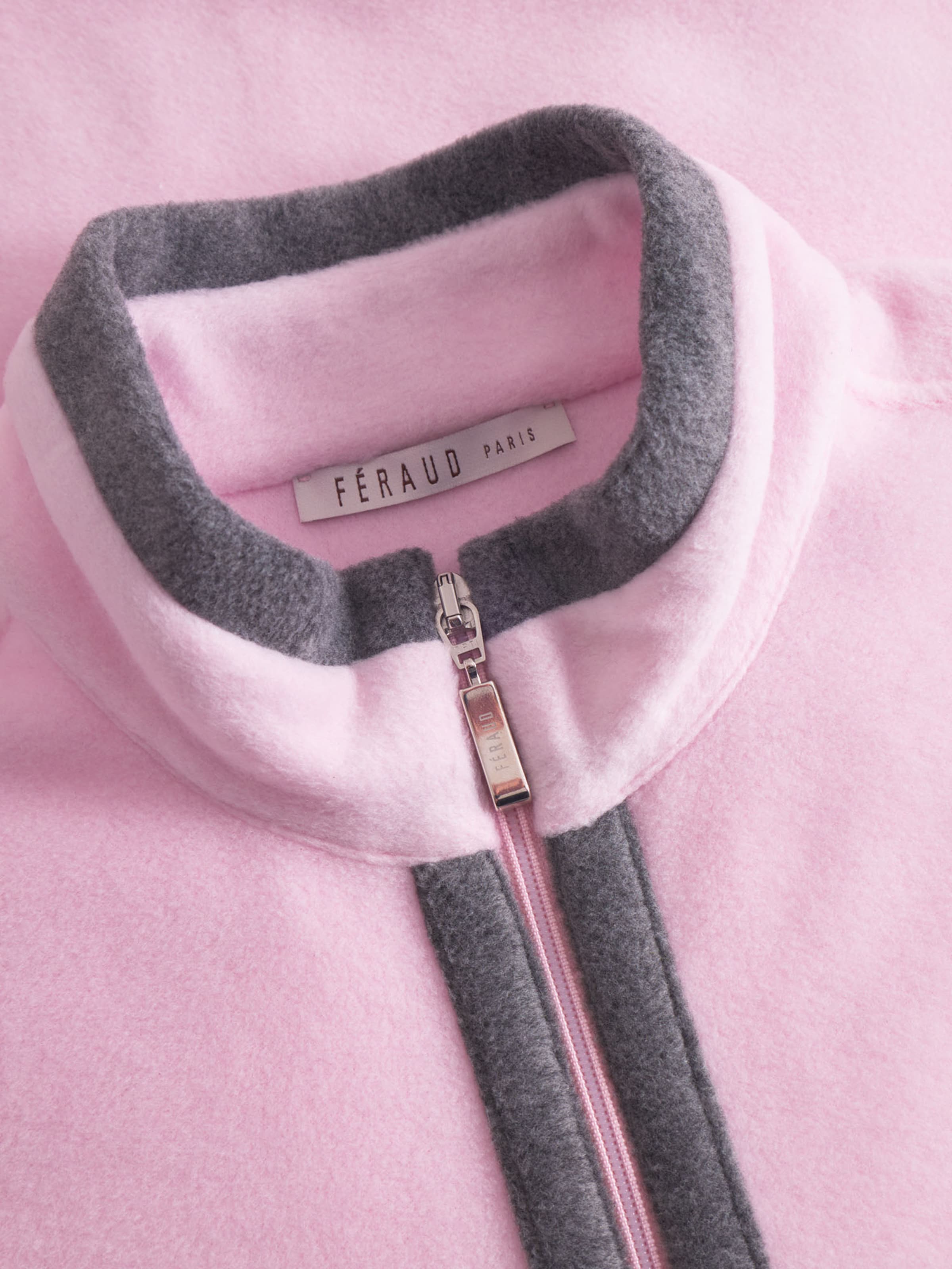 FÉRAUD PARIS Short Bathrobe ' Fleece ' in Grey