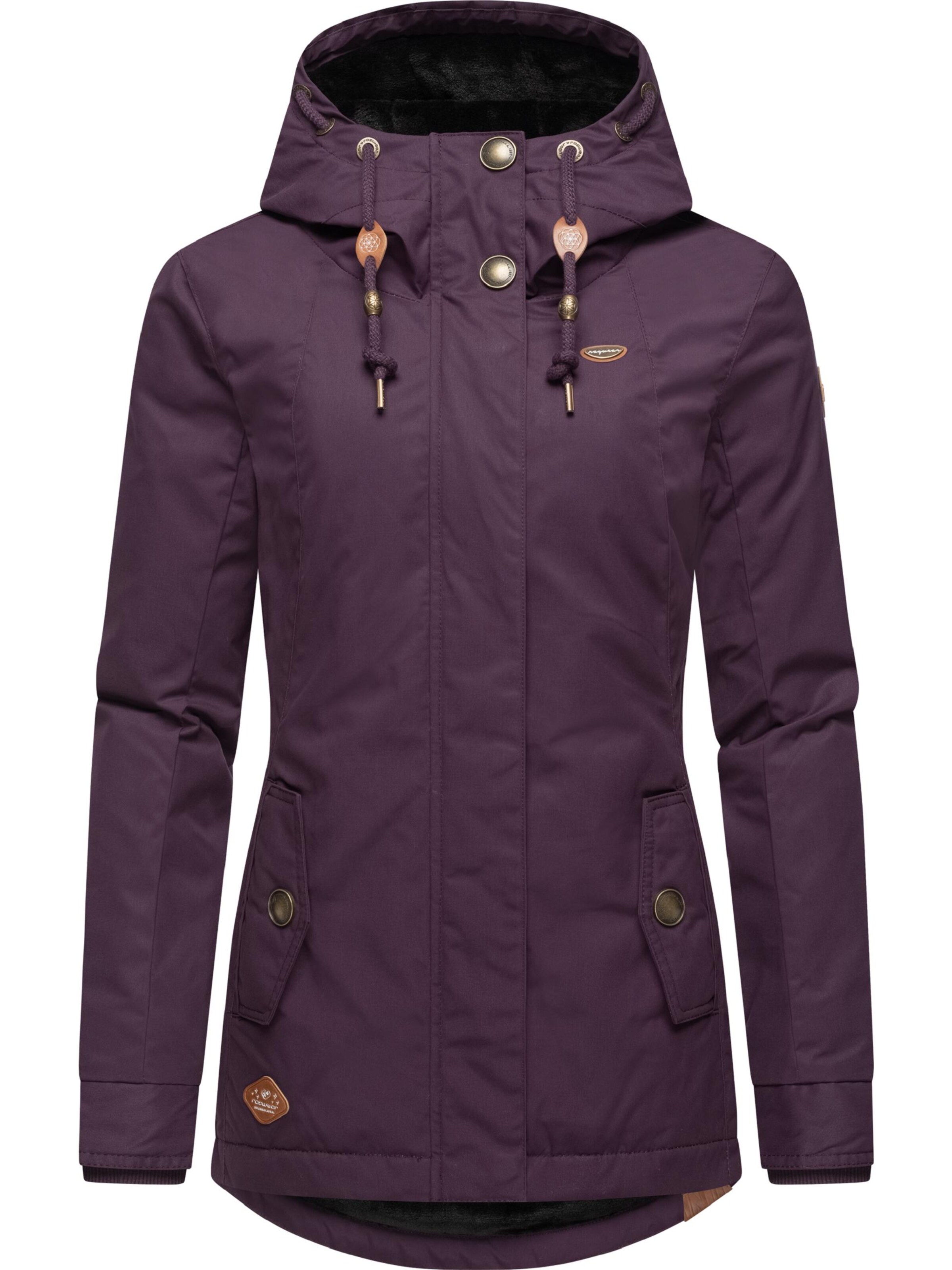 Veste d’hiver 'Monade' Ragwear en violet