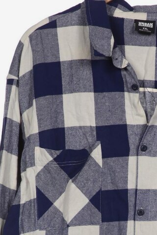 Urban Classics Button Up Shirt in XXL in Blue