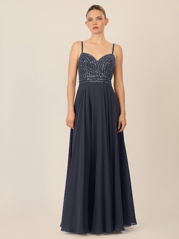 APART Evening Dress in Blue: front