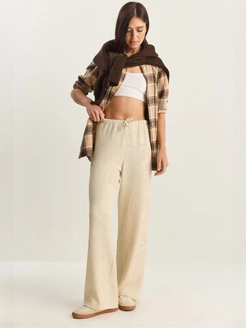 Loosefit Pantalon Bianco Lucci en beige