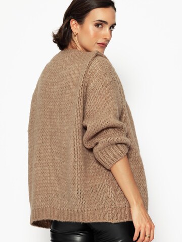 SASSYCLASSY Oversized Cardigan in Brown