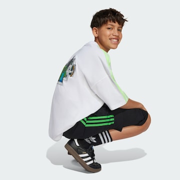 ADIDAS ORIGINALS Loose fit Trousers 'Adidas Originals X Minecraft' in Black