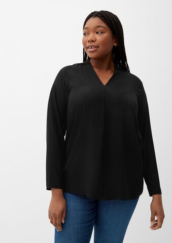 TRIANGLE Blouse in Black: front