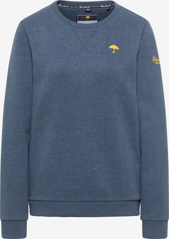 Sweat-shirt Schmuddelwedda en bleu : devant