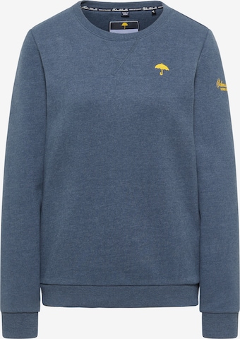 Sweat-shirt Schmuddelwedda en bleu : devant