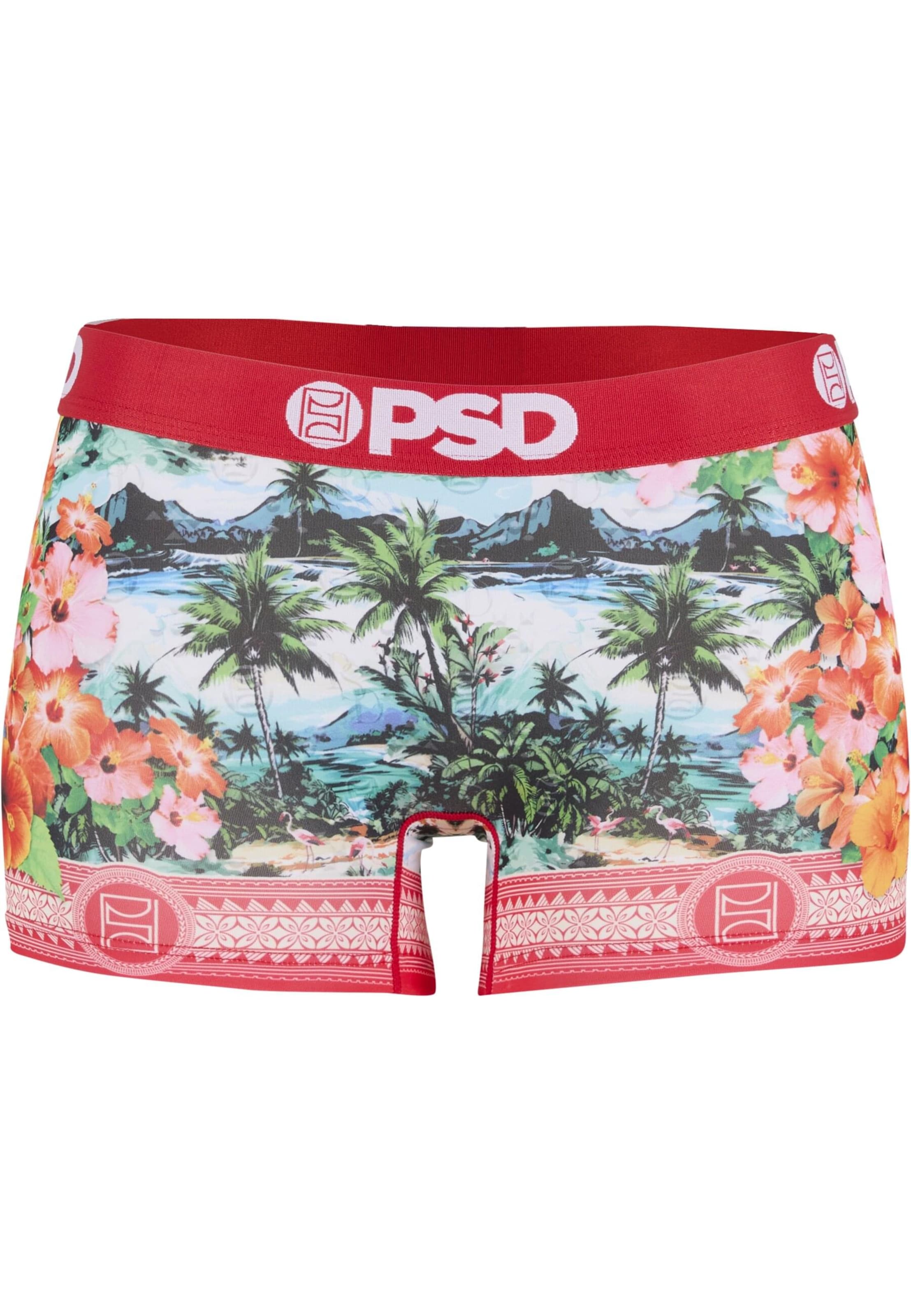 PSD Boyshorts 'Hawaiian Luxe' in Mixed colors: front