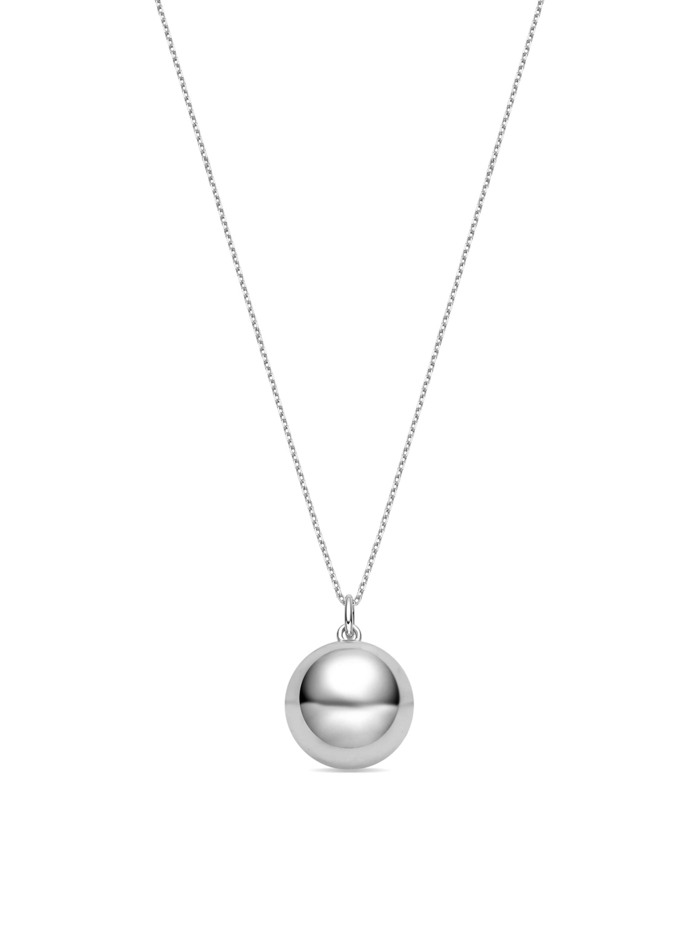 Luxenter Necklace 'Niksa' in Grey: front