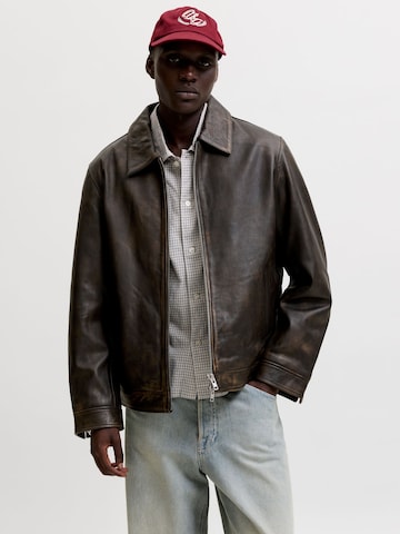JACK & JONES Between-Season Jacket in Brown: front