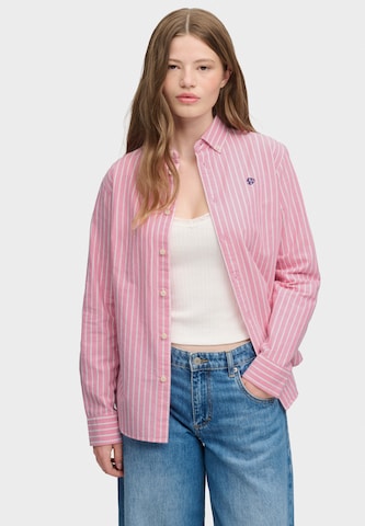 Superdry & Co Pusero värissä vaaleanpunainen: etupuoli