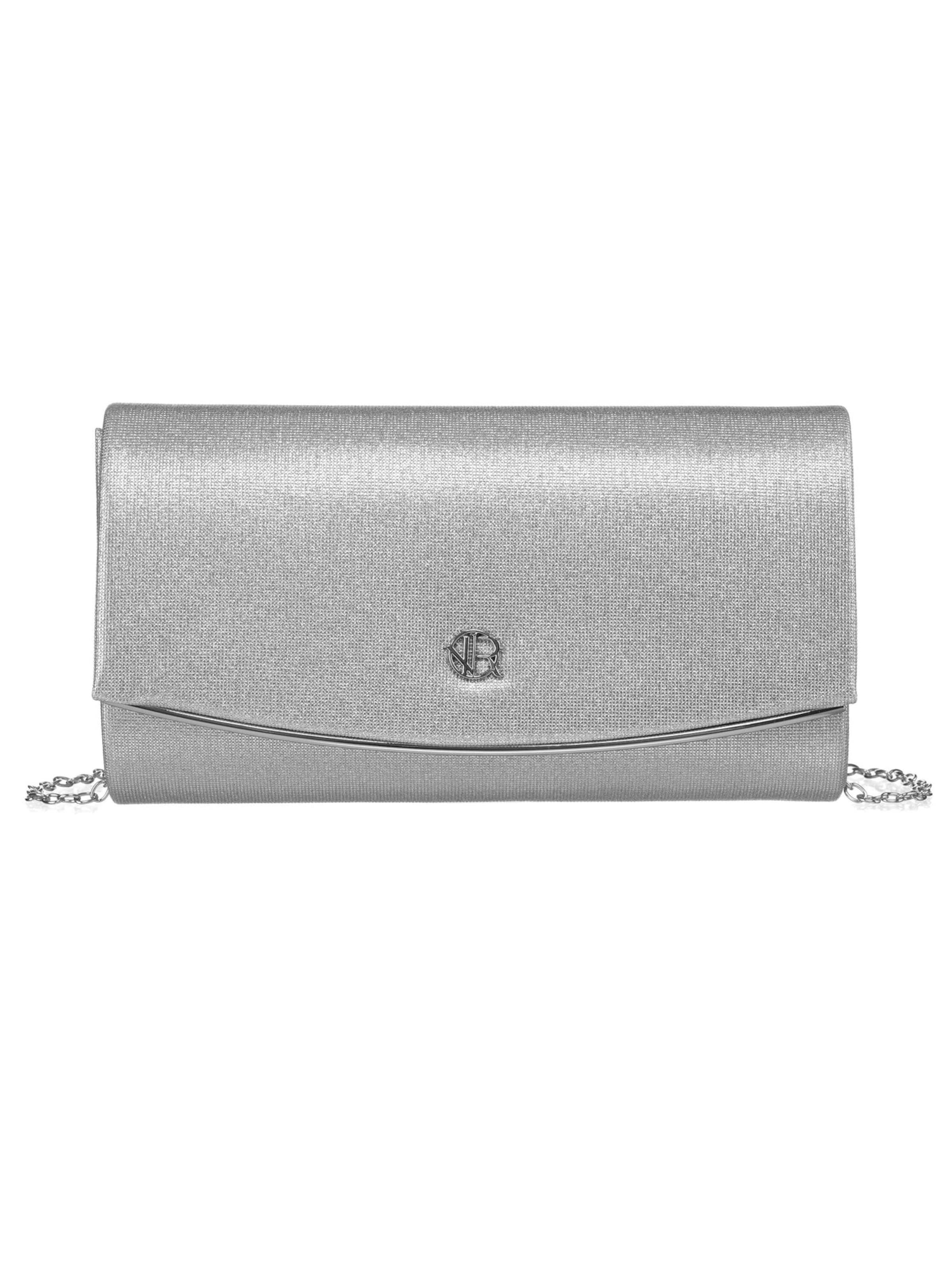 Tomshop24-7 Clutch 'Rovicky Anna' in Silver: front