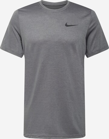 NIKE Performance Shirt 'Superset' in Grey: front