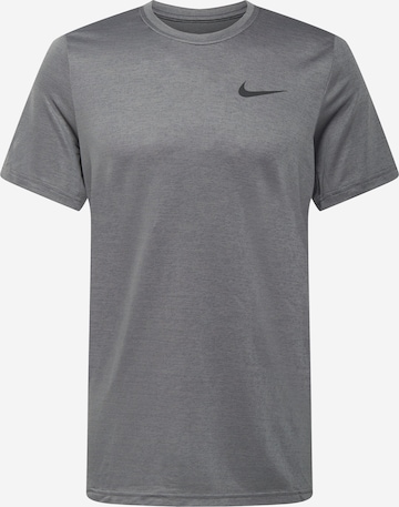 NIKE - Camiseta funcional 'Superset' en gris: frente